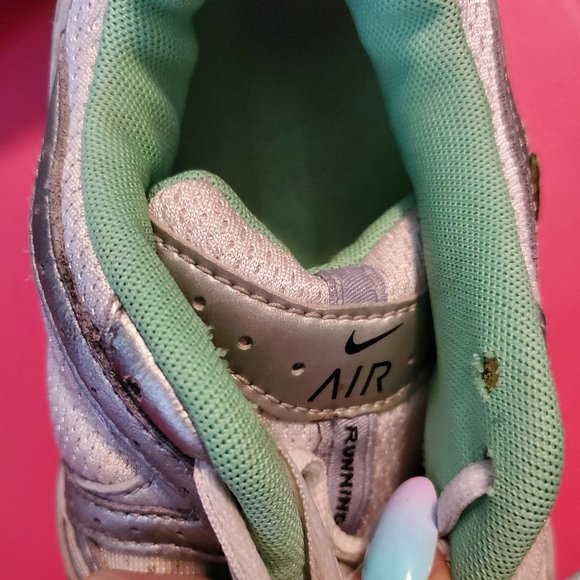 Nike Air ‘N'Sight’ Running Shoes Silver Green 8 - Picture 11 of 11